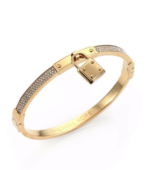 Michael kors padlock bracelet top