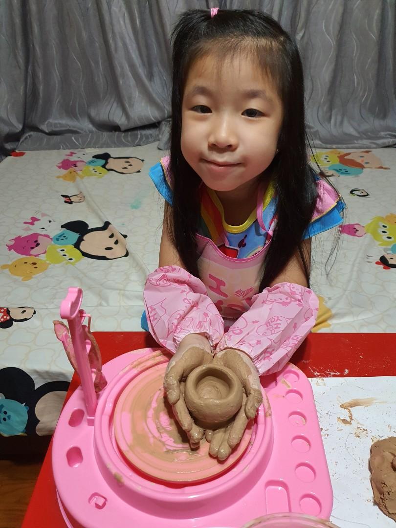Self Made Pottery Set, Hobbies & Toys, Stationery & Craft, Handmade
