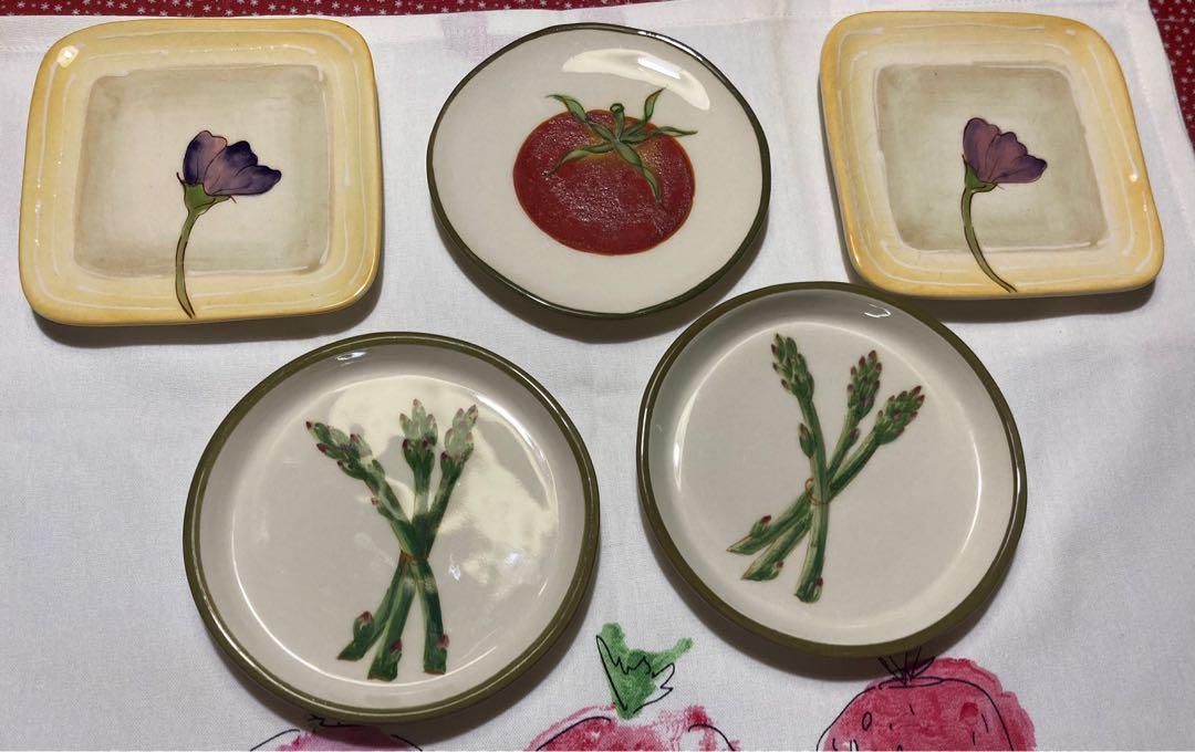 Side top dish plates