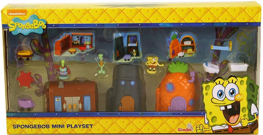 Simba Spongebob Squarepants Mini Playset, 興趣及遊戲, 收藏品及紀念品, 明星周邊 Carousell