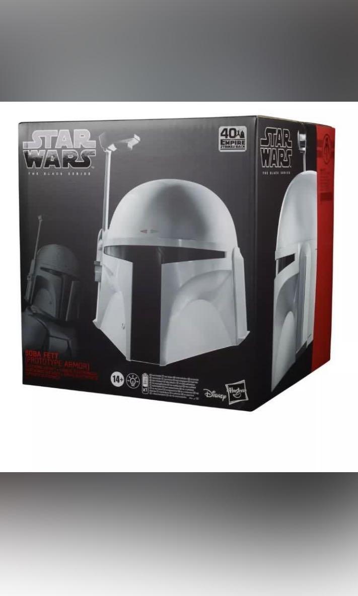 Star Wars Black Series Boba Fett Prototype Electronic Helmet Hobbies Toys Toys Games on Carousell