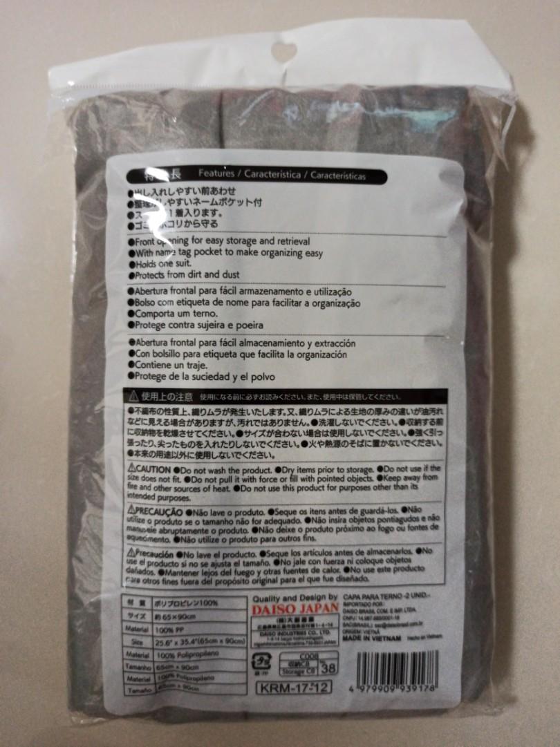 Suit bag from daiso, Men's Fashion, Bags, Belt bags, Clutches and