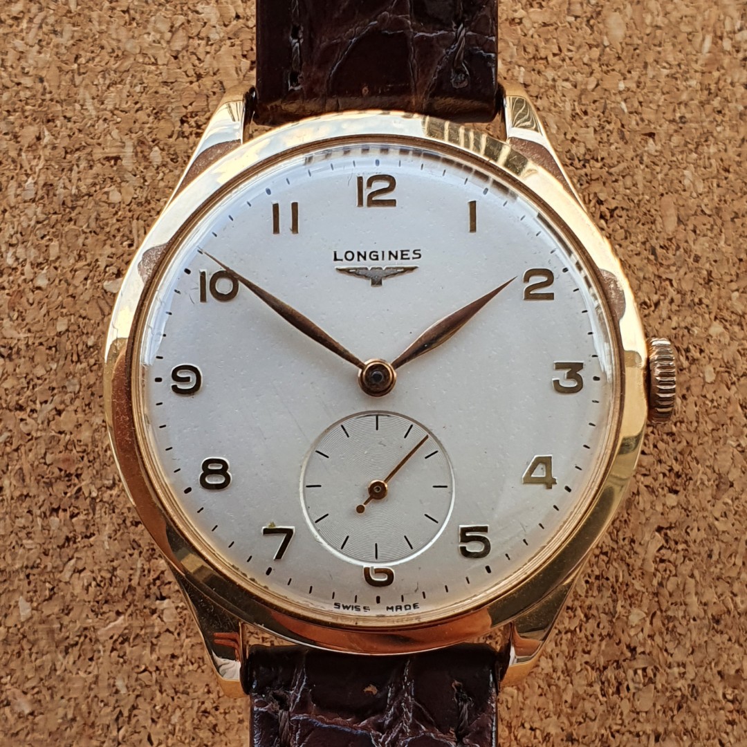 18K GOLD SUPER CLEAN DIAL Vintage Longines Calatrava