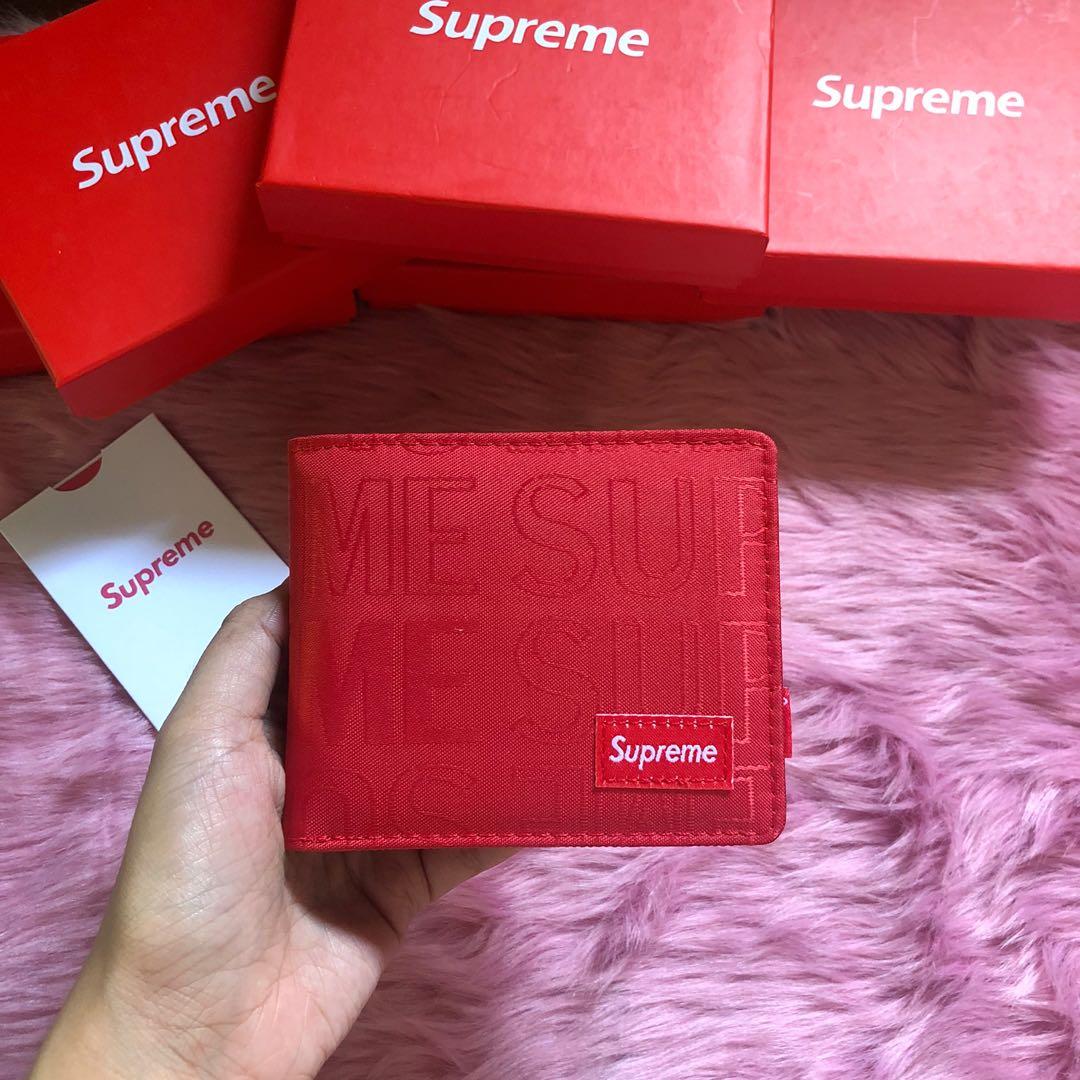 SUPREME SS19 Wallet WITH BOX gift for men