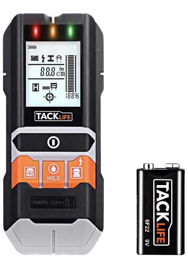 TACKLIFE Stud Finder, 5 in 1 MultiFunctional Center Finding Wall