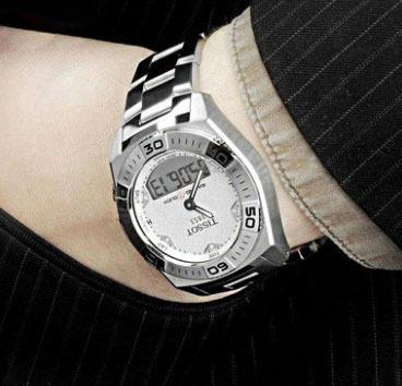 Tissot racing touch white dial discount men's watch t0025201103100