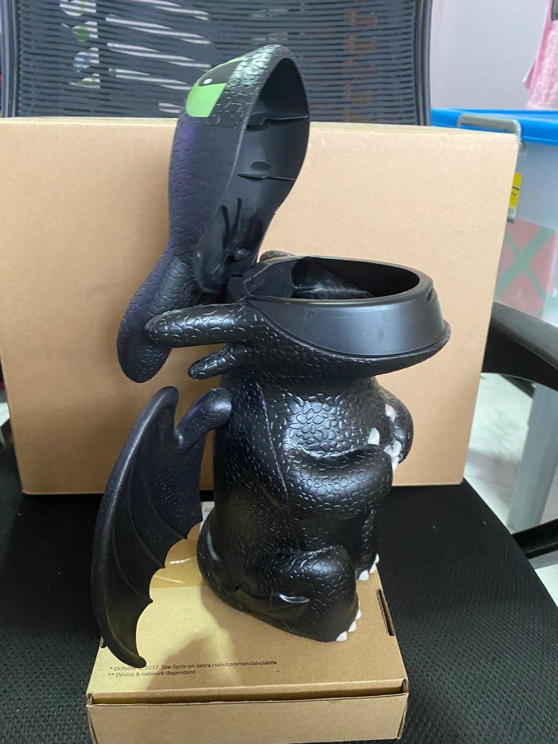 Toothless Popcorn Bucket (Black), Hobbies & Toys, Toys & Games on Carousell