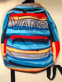vans colourful backpack