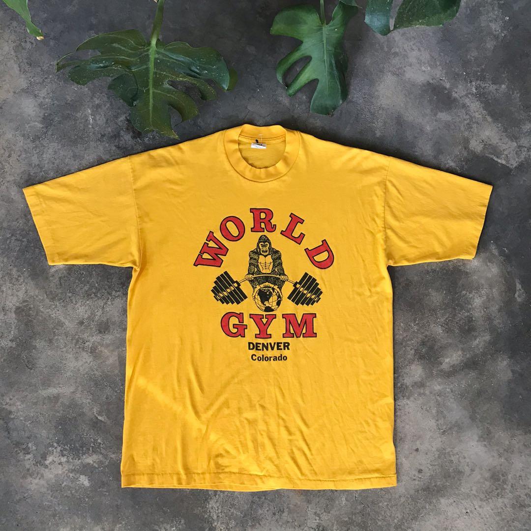 Vintage world new arrivals gym shirts