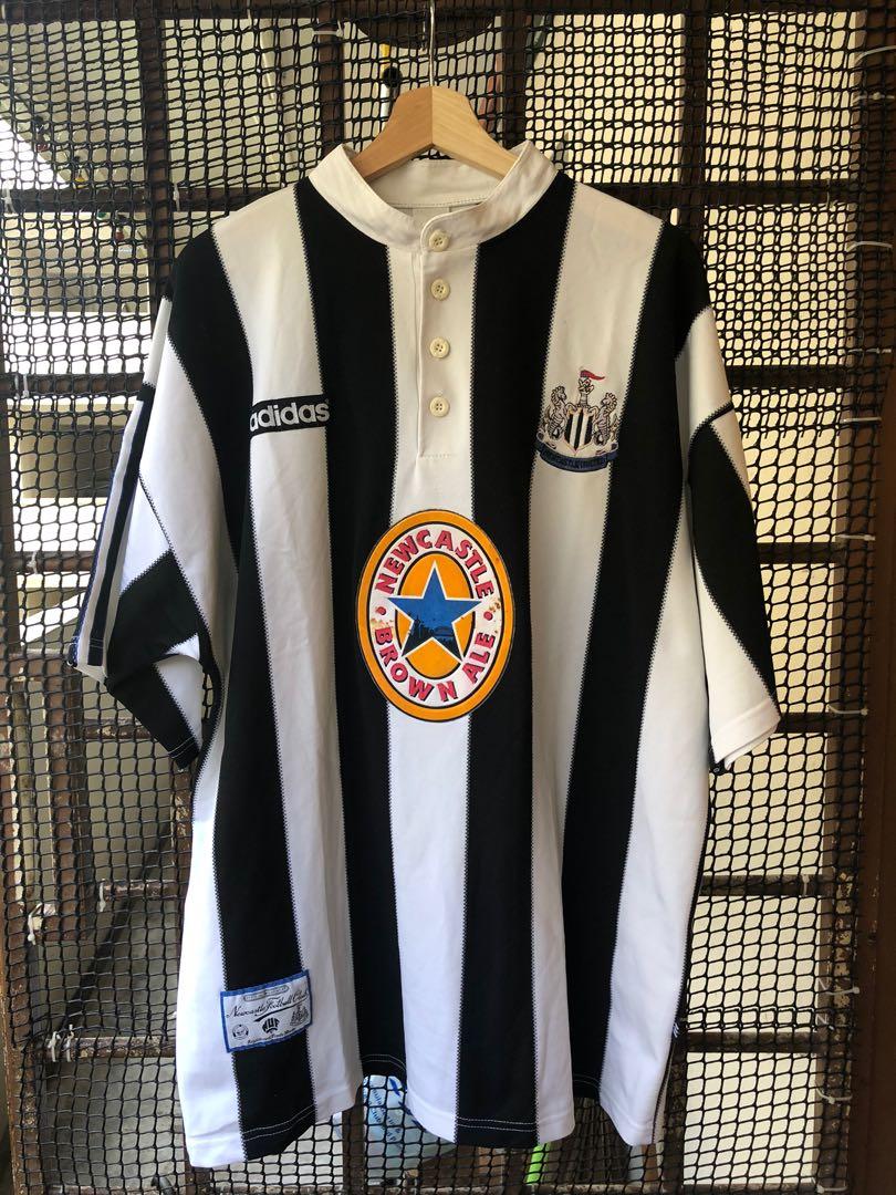 Vintage 90s Newcastle United Football Jersey Adidas