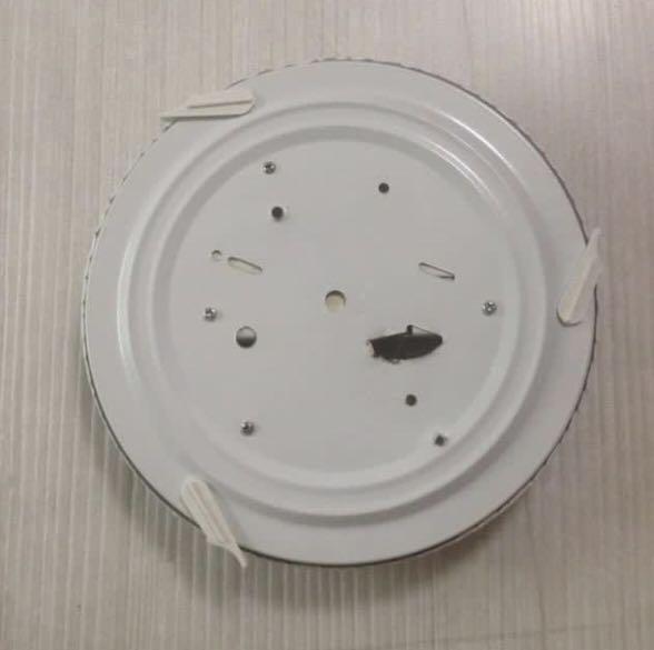 Vintage Retro Round Fluorescent Lamp Ballast Holder/ Bulb/ Starters