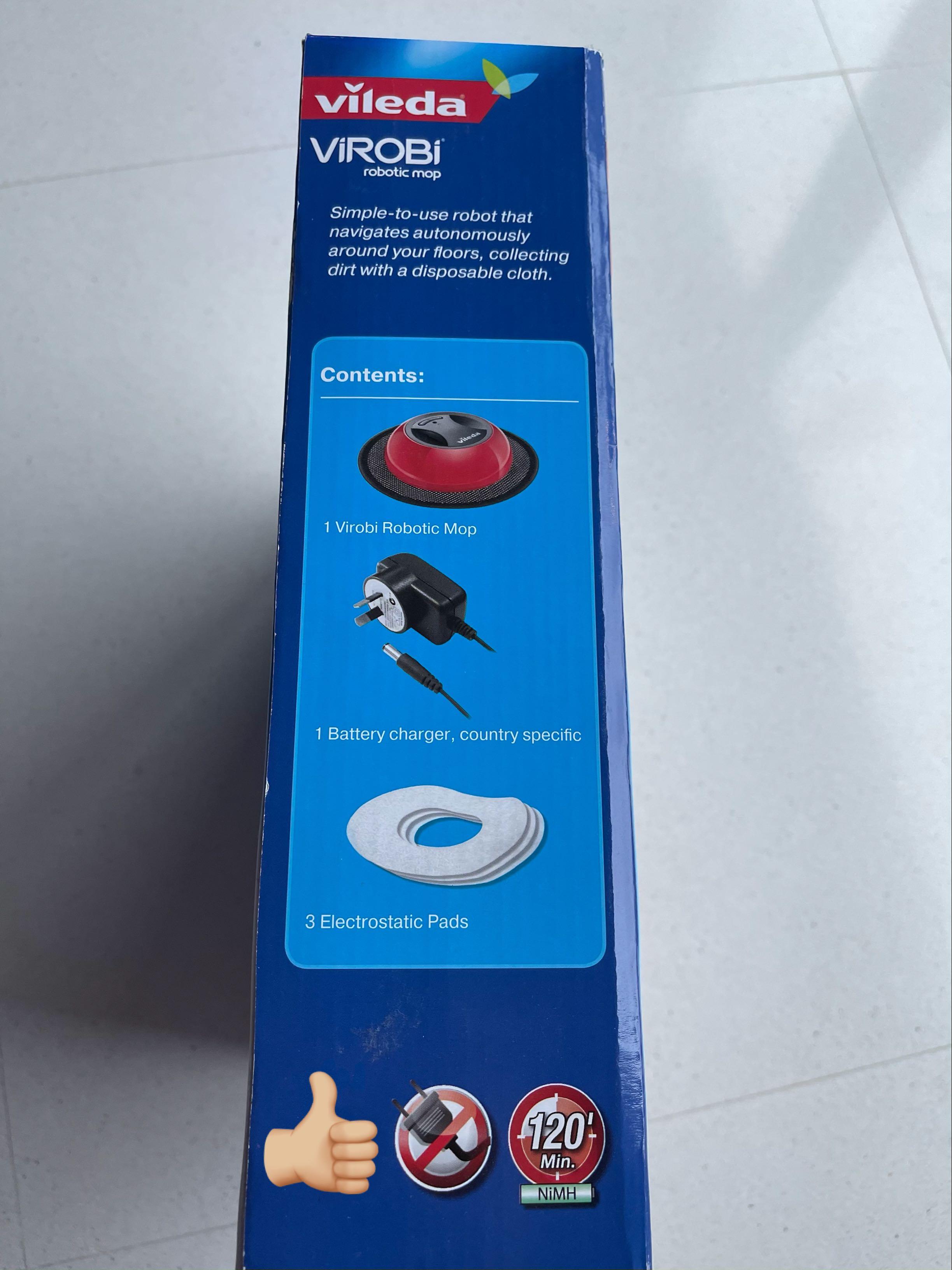 Vi2 Robi VIROBi Robotic Mop (Automatic Floor Cleaner), TV & Home Appliances ...