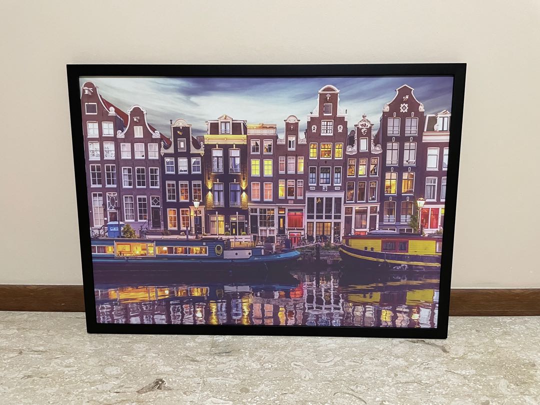 Wall Decor Frame Amsterdam, Furniture & Home Living, Home Decor, Frames