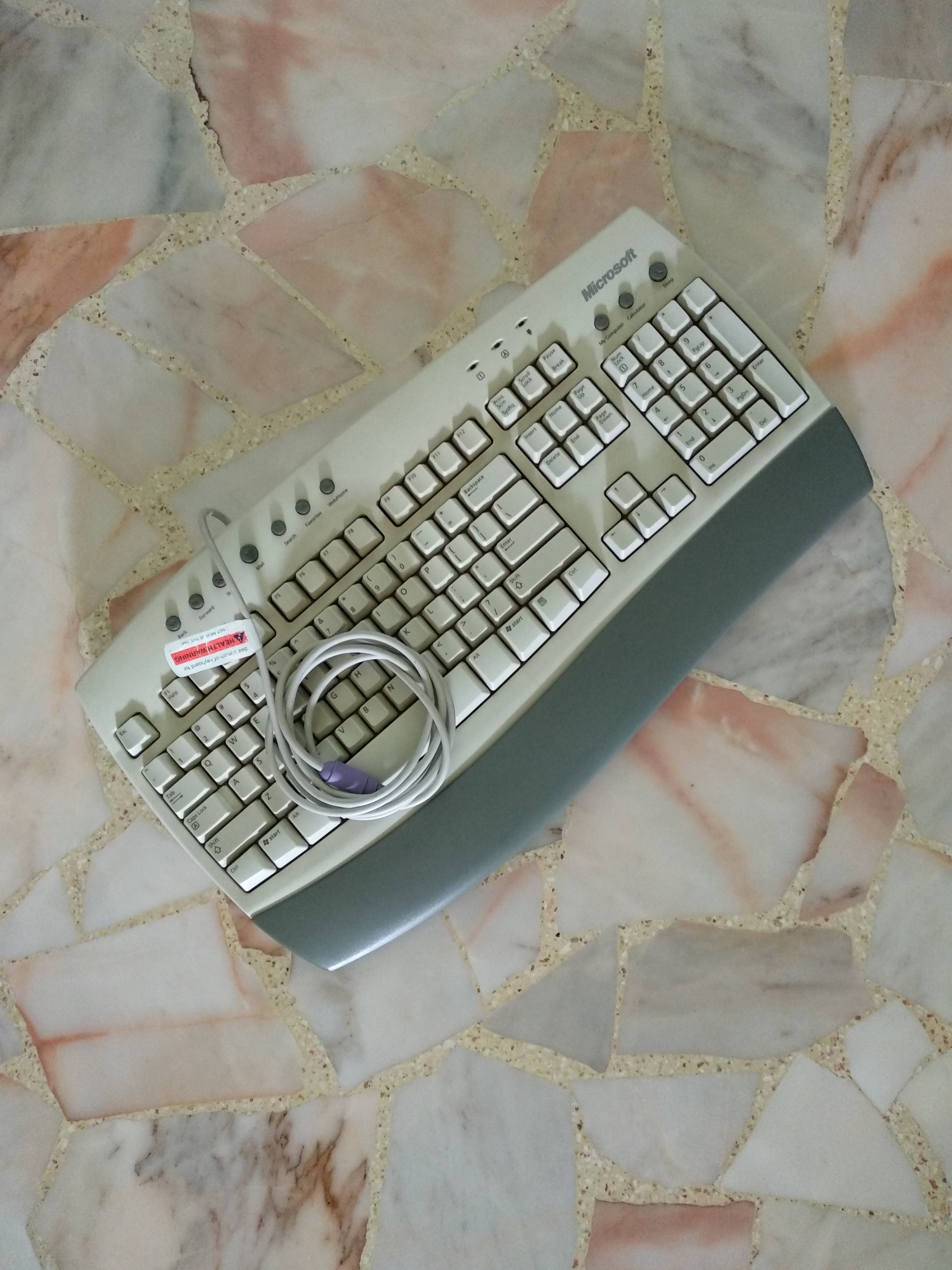 Giving away used Microsoft Keyboard PS/2, Computers & Tech, Parts ...