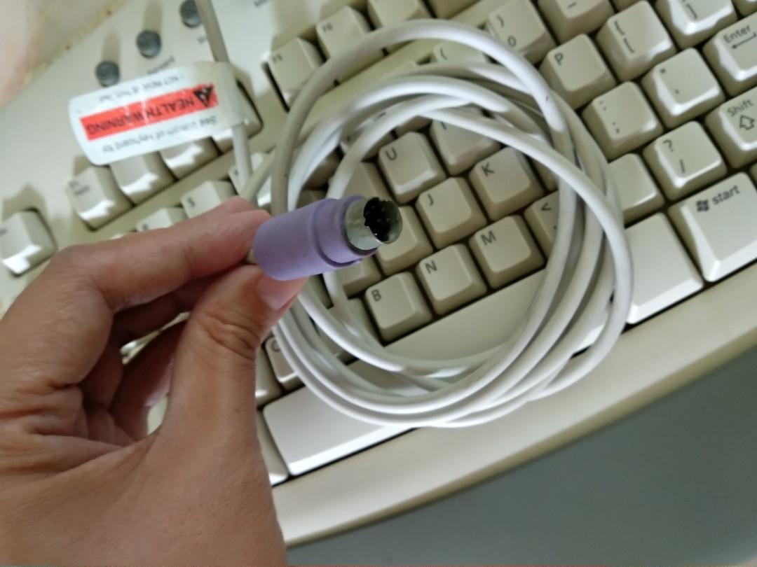 Giving away used Microsoft Keyboard PS/2, Computers & Tech, Parts ...