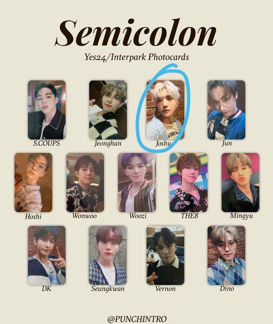 wtt seventeen semicolon interpark/yes24 pob, Hobbies & Toys