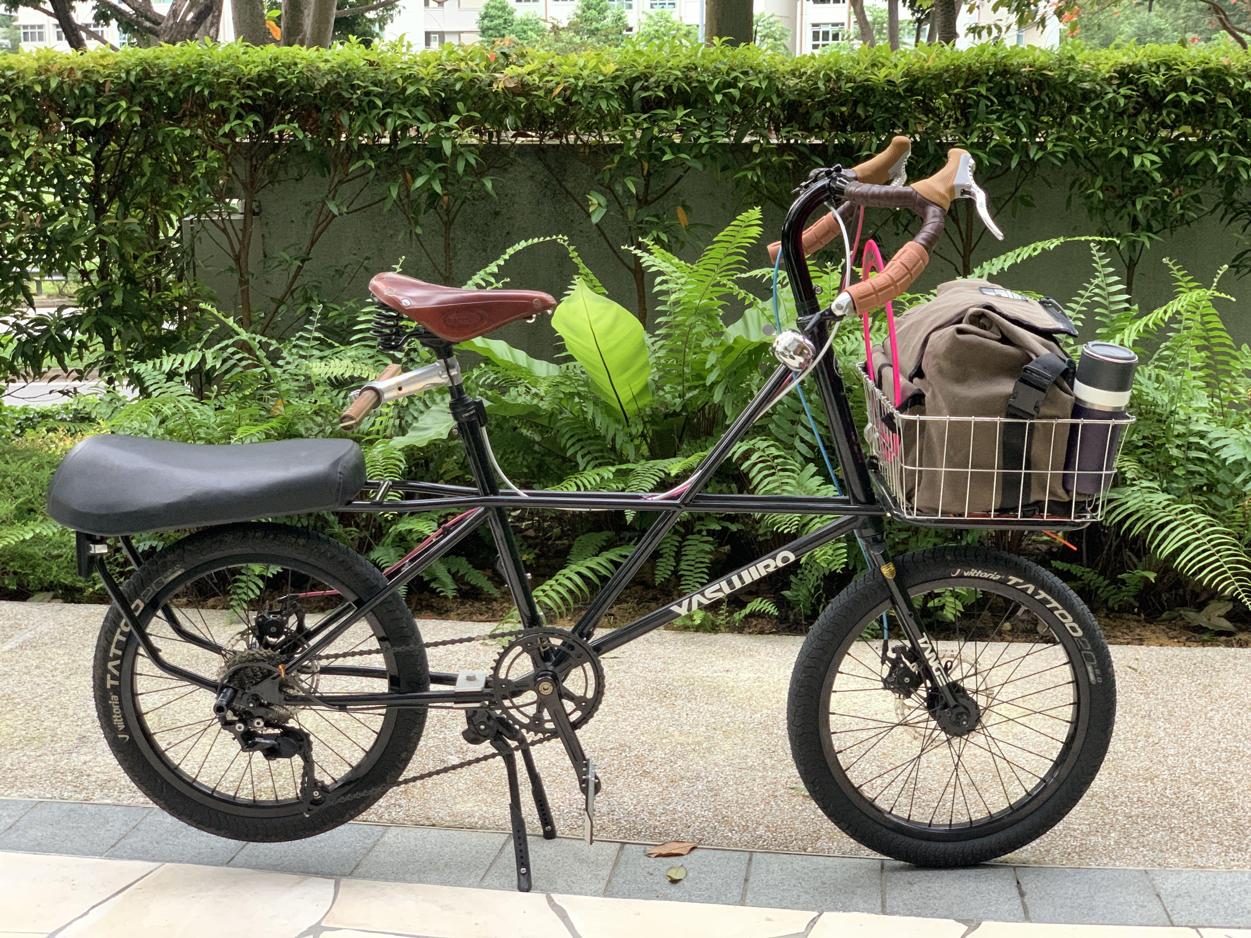Yasujiro Mini Cargo Bike Gravel Bike Commuter Bike Fun Family Bike