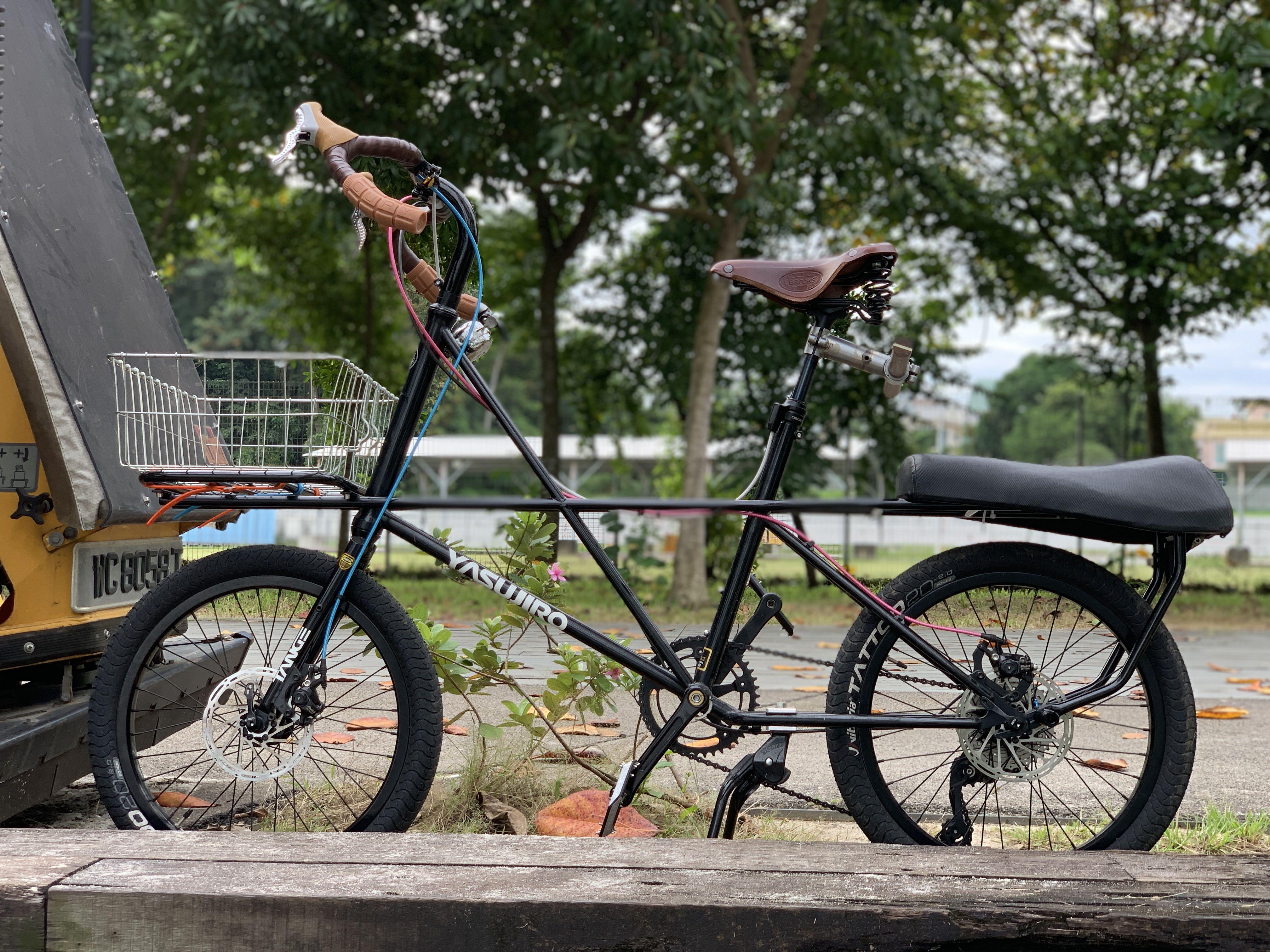 Yasujiro Mini Cargo Bike Gravel Bike Commuter Bike Fun Family Bike