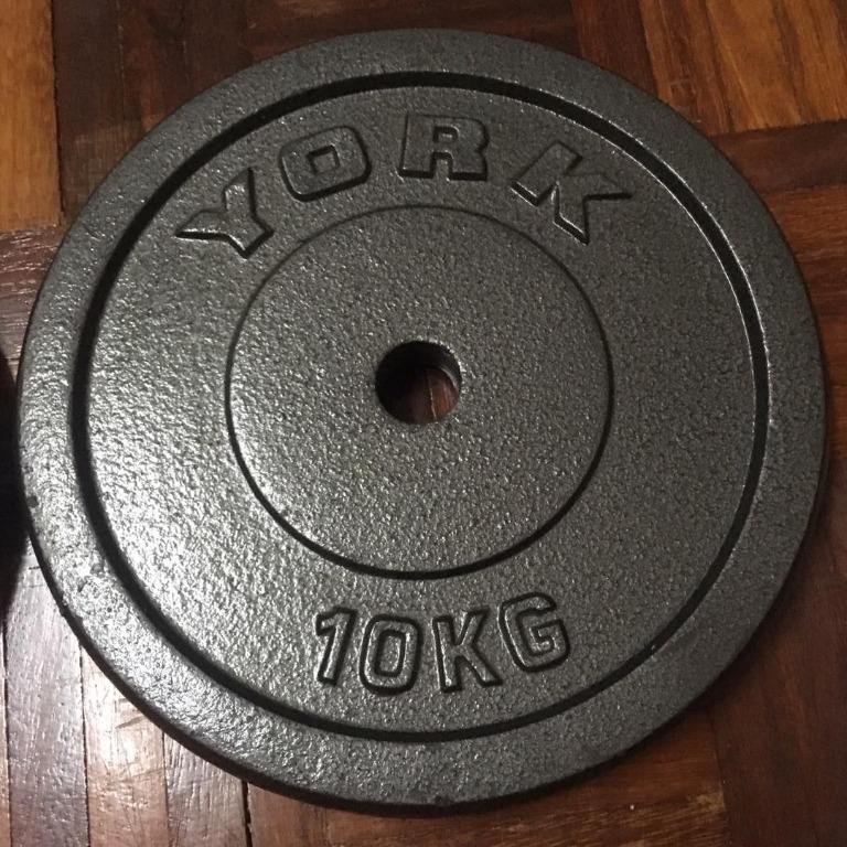 York clearance 10kg plates