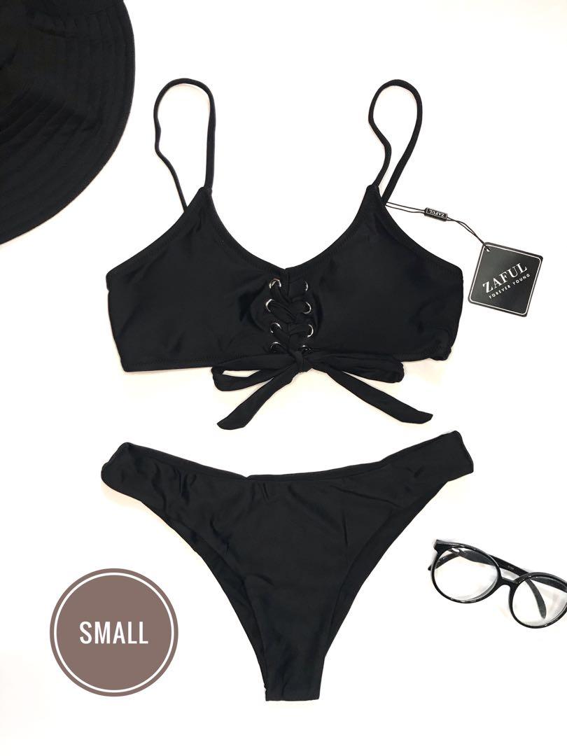 Zaful black swimsuit 2025