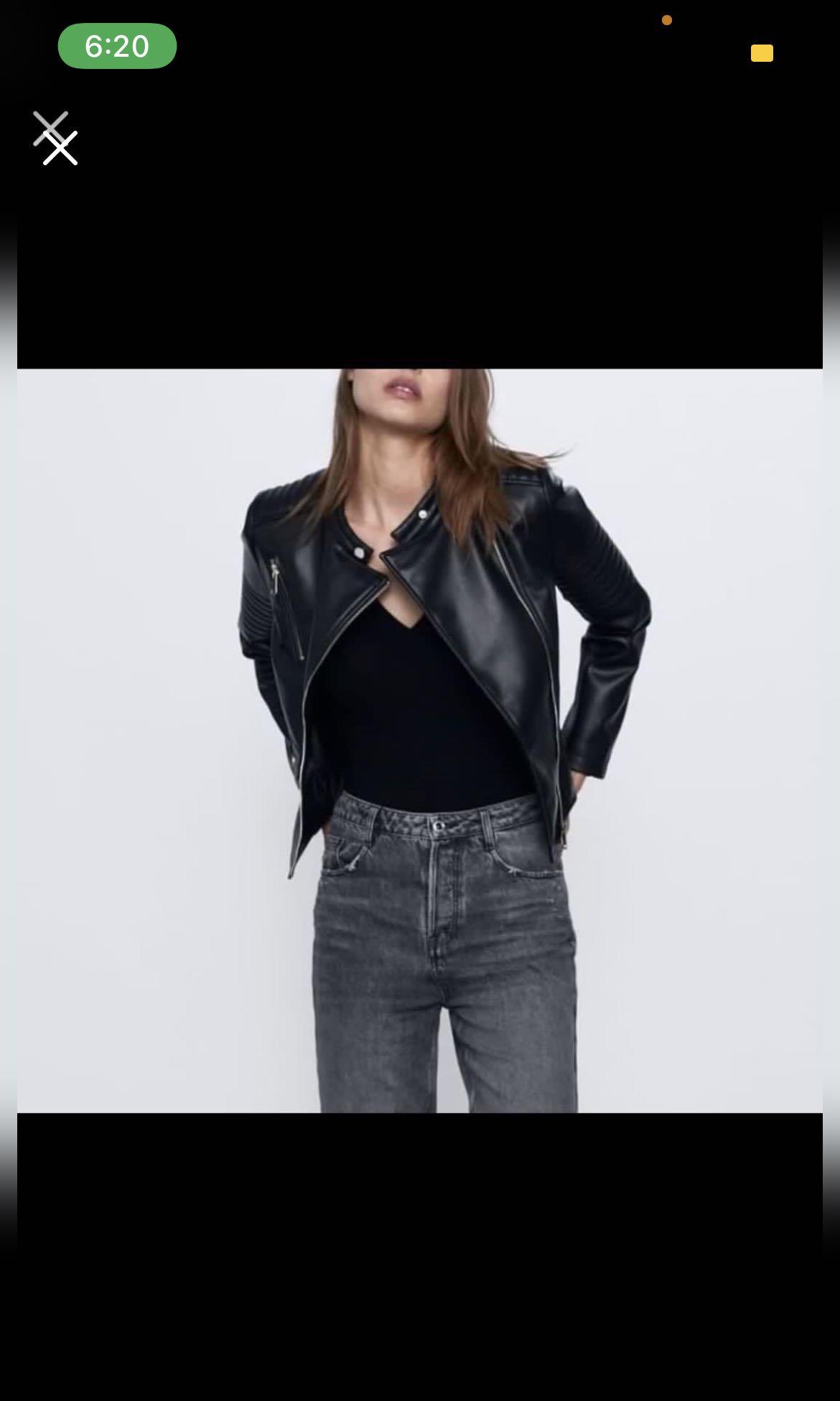 zara leather jacket australia