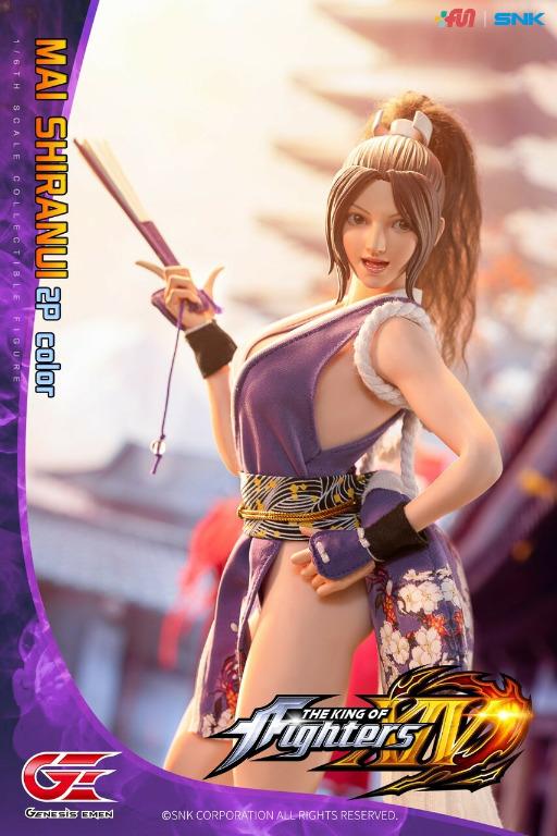 1 6 Scale The King Of Fighters Xiv Mai Shiranui 2p Color Action Figure Readystock Toys Games Action Figures Collectibles On Carousell