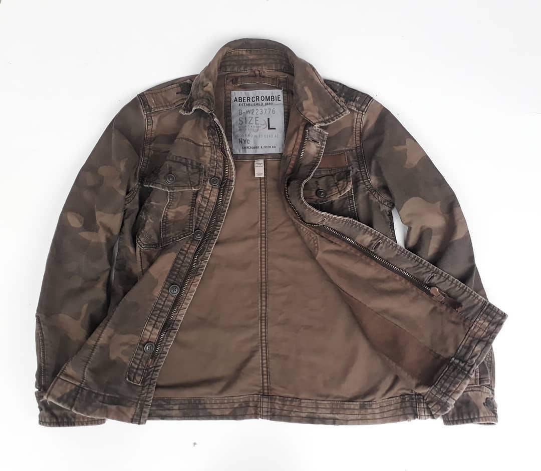 abercrombie camouflage jacket