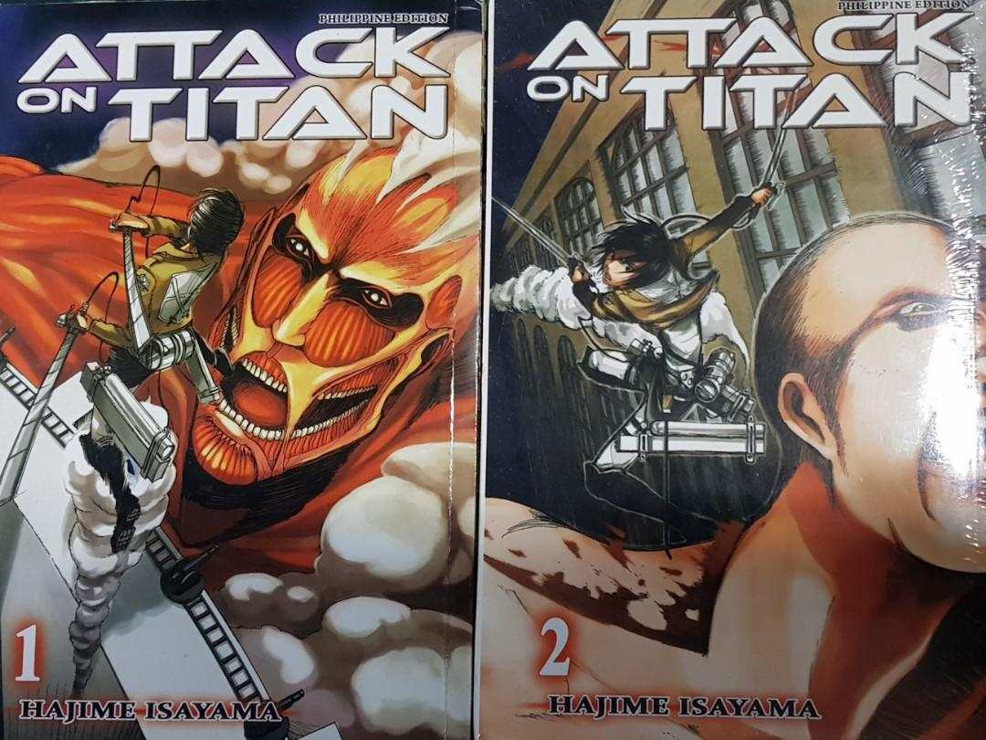 Attack On Titan Shingeki No Kyojin Vol 1 2 alog Version Hobbies Toys Memorabilia Collectibles J Pop On Carousell