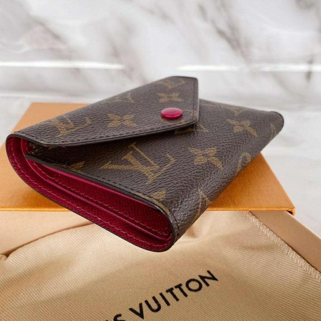 Louis Vuitton Victorine Wallet Brown Button Downtown