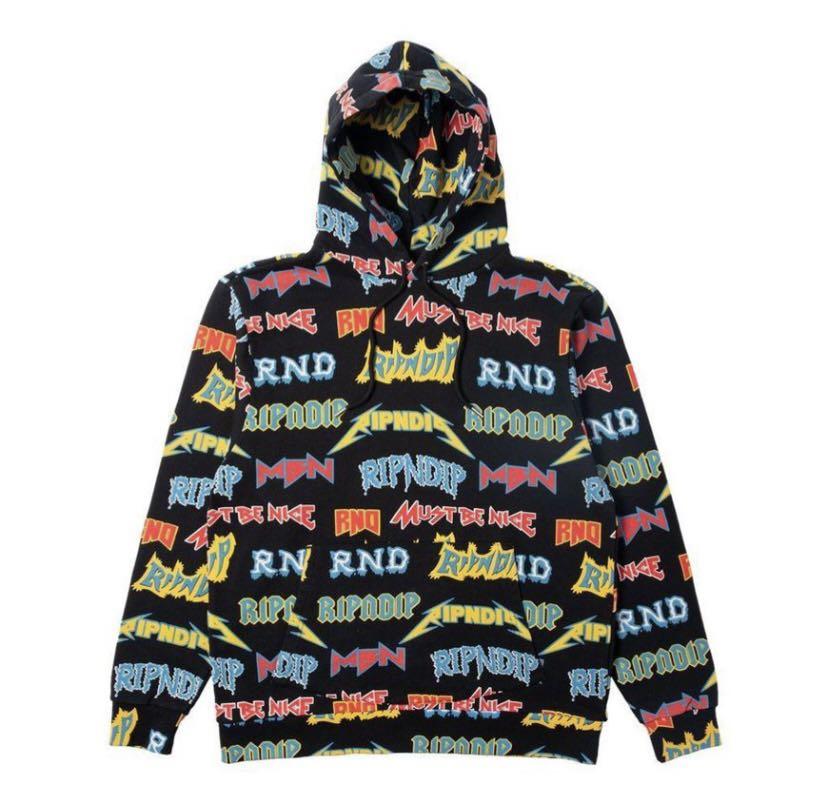 Authentic rock n nerm ripndip hoodie Men s Fashion Tops Sets