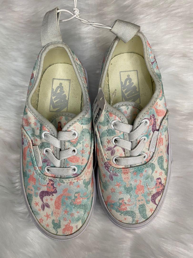 vans mermaid glitter skate shoe