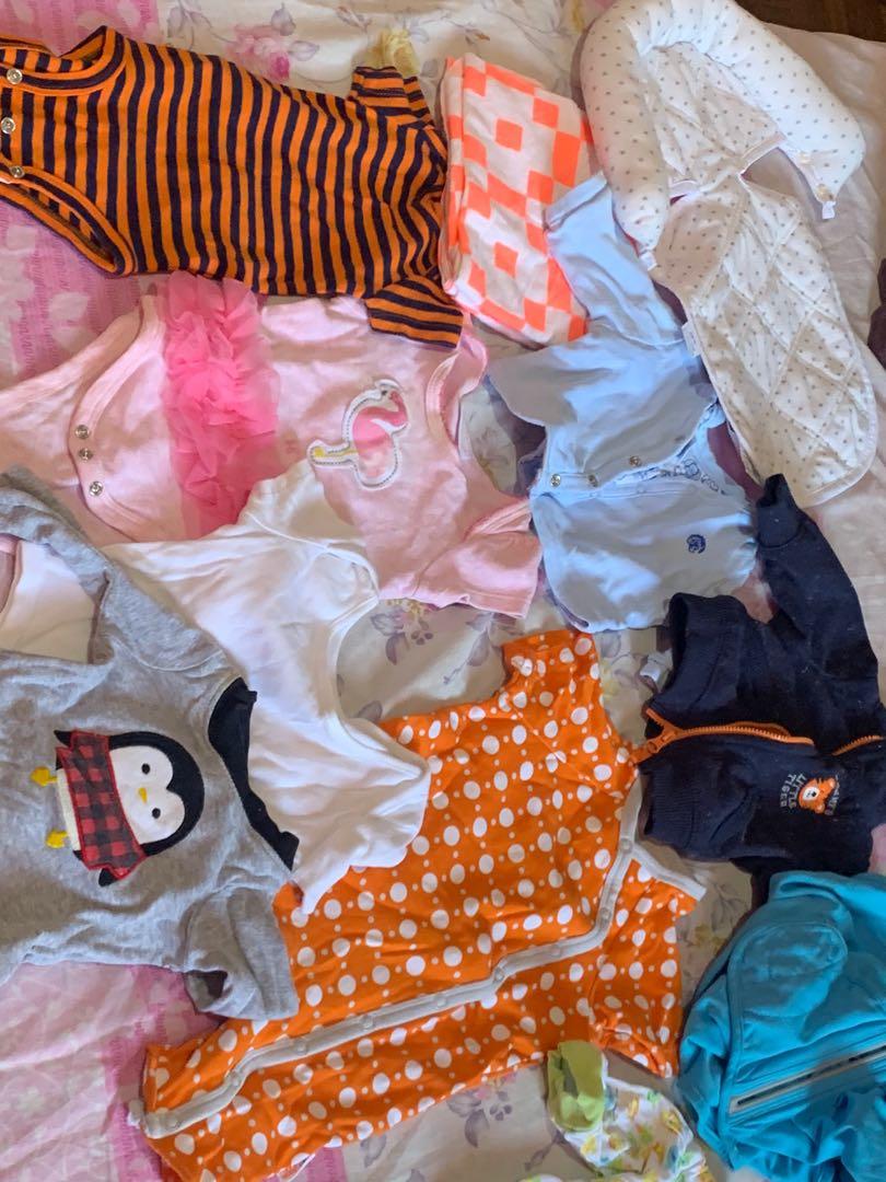 orange baby girl clothes