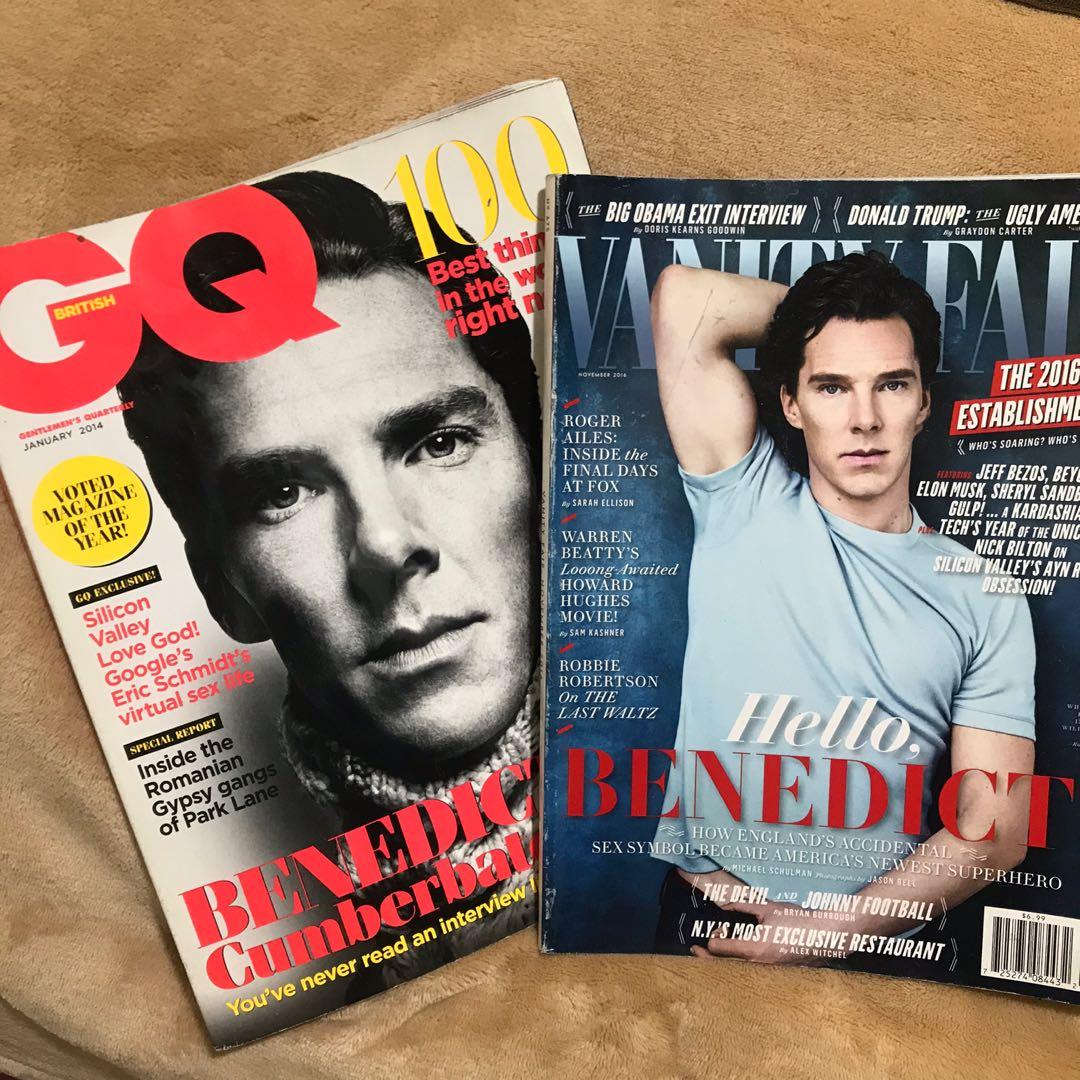 Benedict Cumberbatch British GQ and Vanity Fair covers (Category: Magazines) located in Quezon City. Submitted by notabbie (Listing ID 1056980127, Image 1). Description: In good condition Selling both for 850.