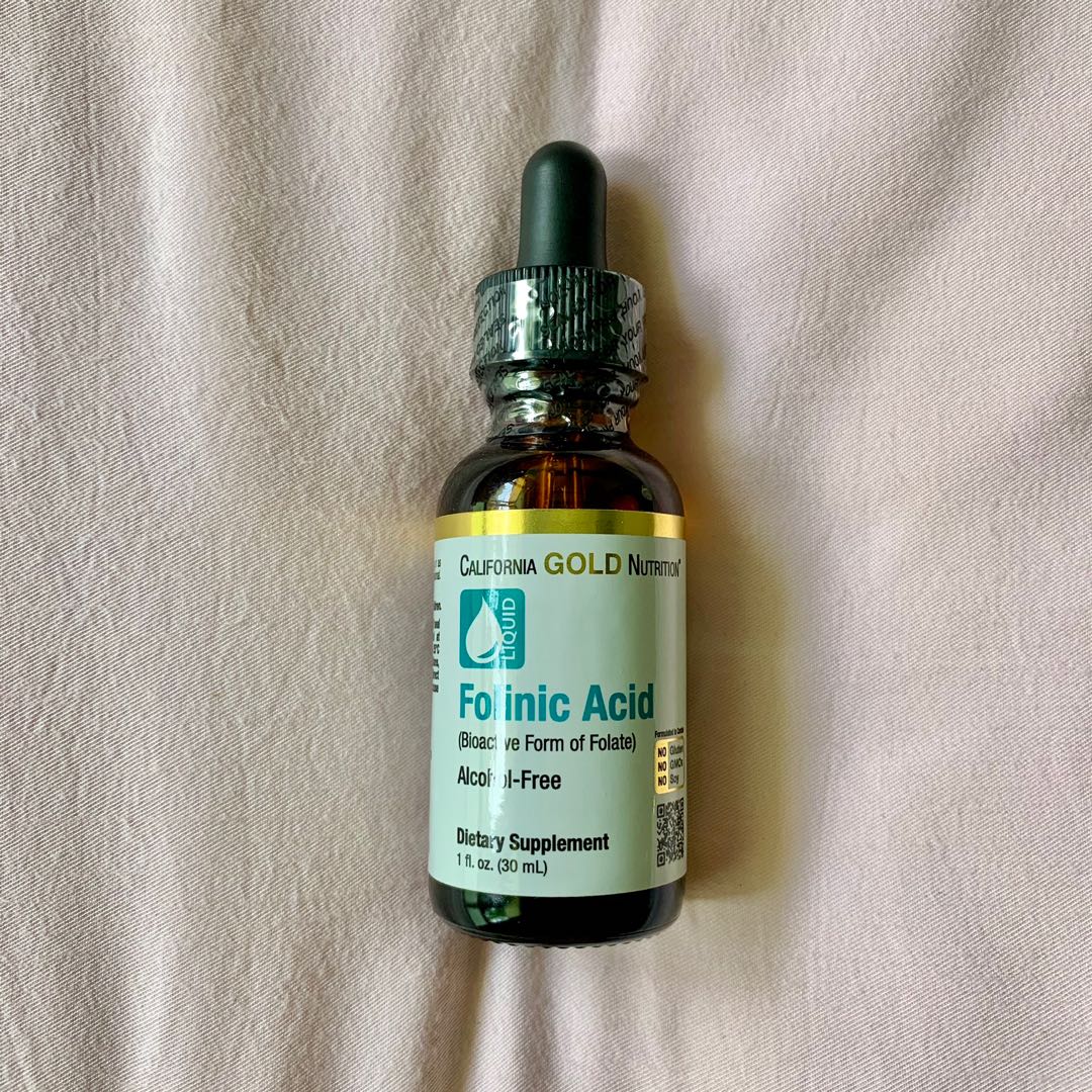 [BN] Folinic Acid, Alcohol-free (1 fl oz / 30ml) by California Gold ...