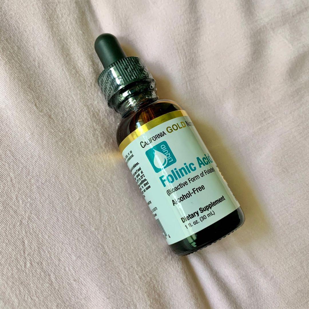 [BN] Folinic Acid, Alcohol-free (1 fl oz / 30ml) by California Gold ...