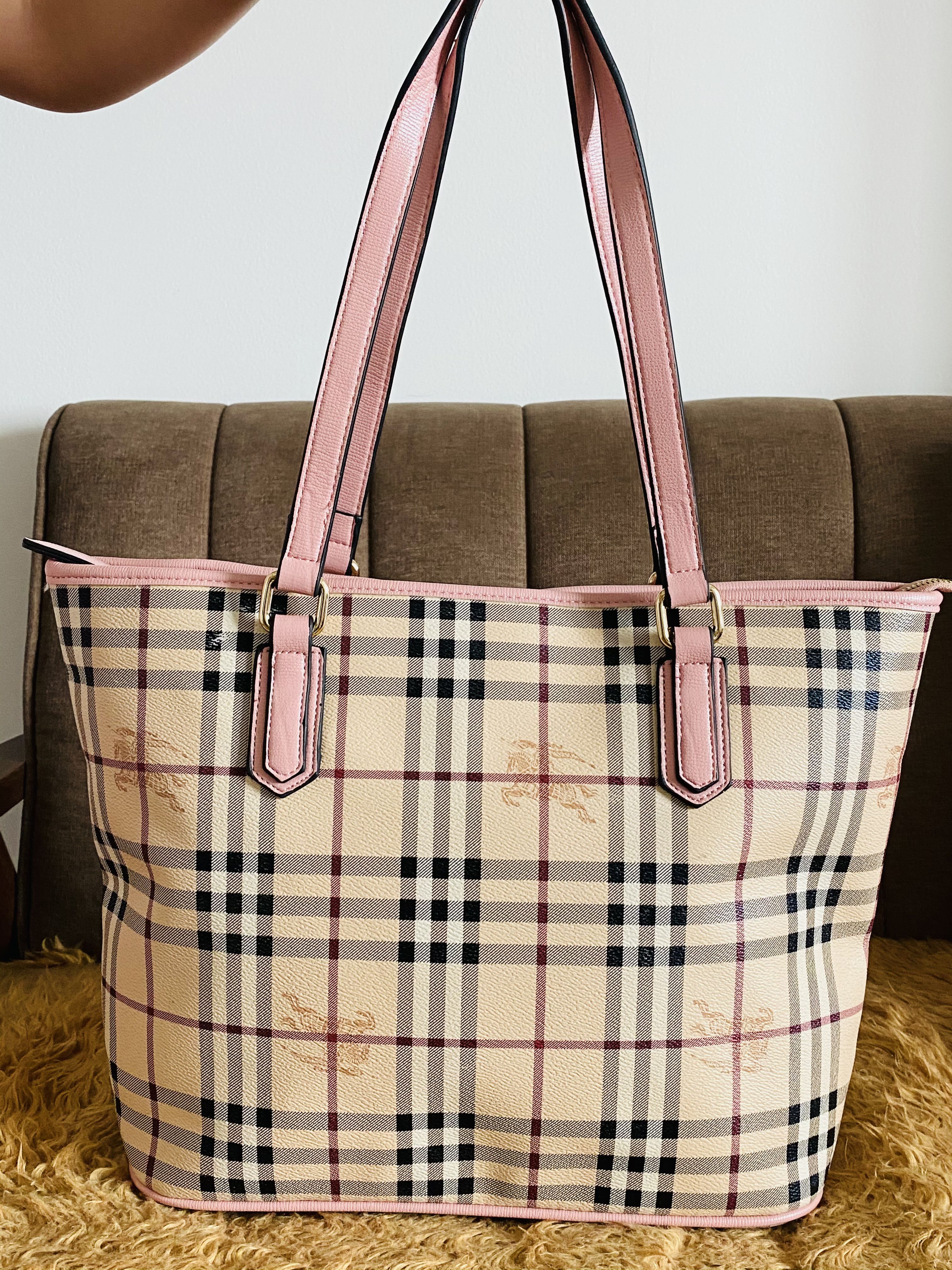 Burberry pink, Women's Fashion, Bags & Wallets, Purses & Pouches on  Carousell