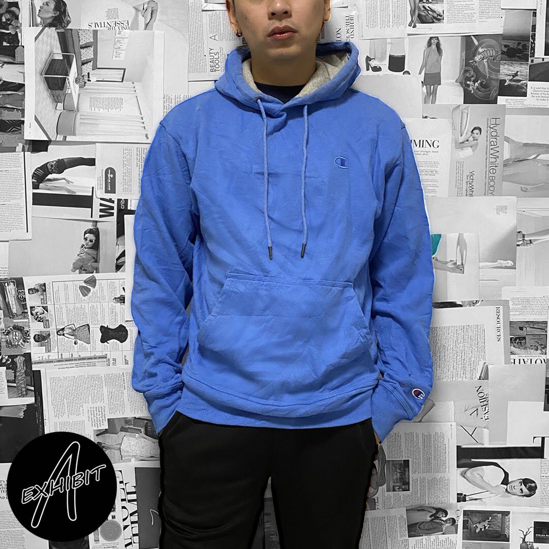 champions baby blue hoodie