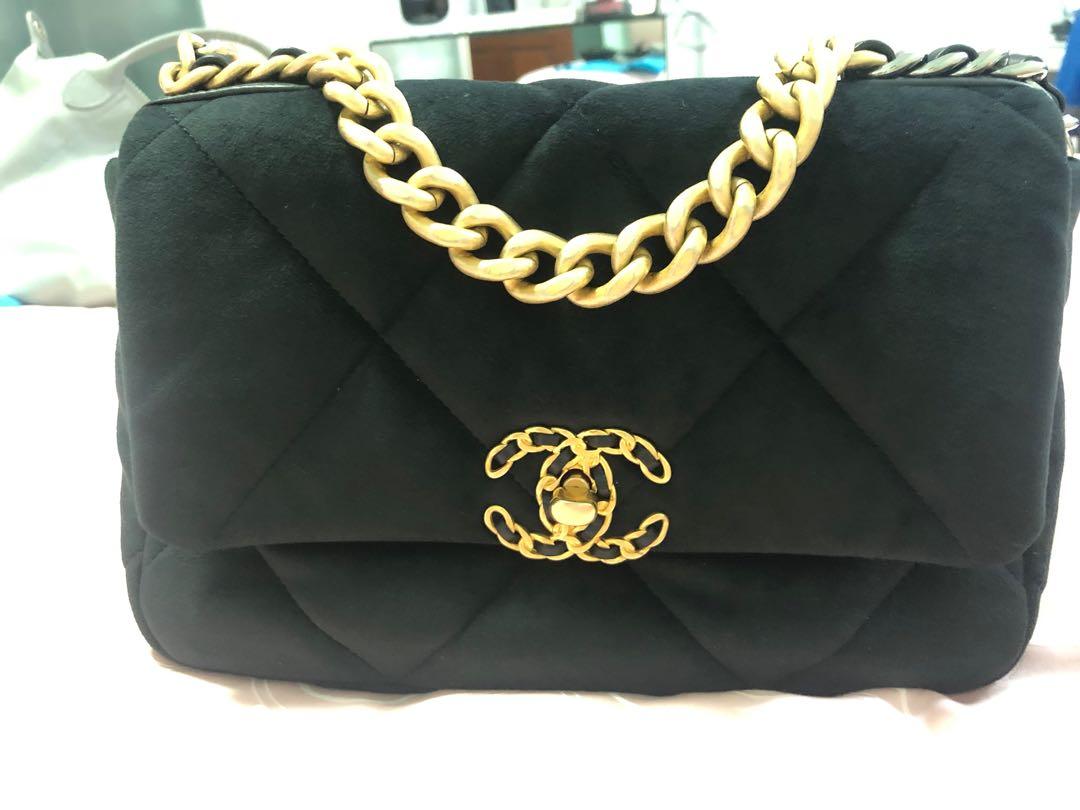 Chanel 19 online velvet