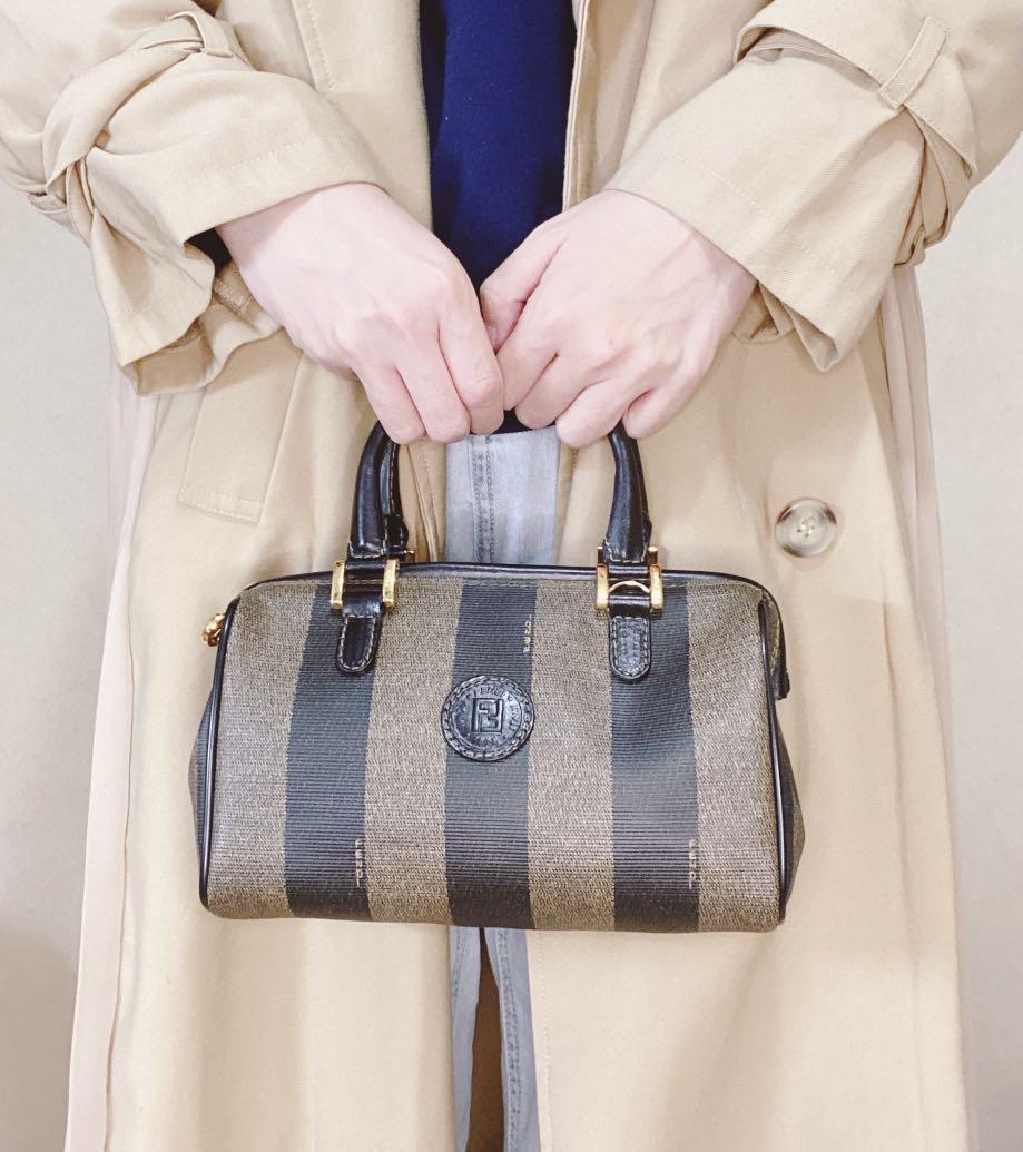 Fendi pequin clearance boston bag