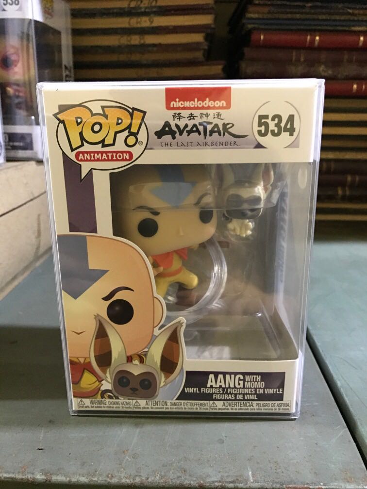 Funko Pop! Animation 534 AANG WITH MOMO 