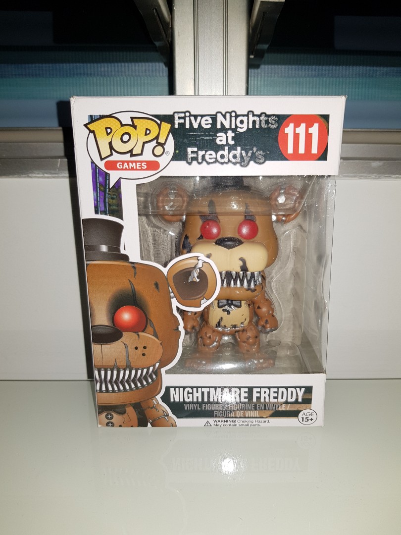 Funko Pop Nightmare Freddy 111 Five Nights At Freddy's FNAF