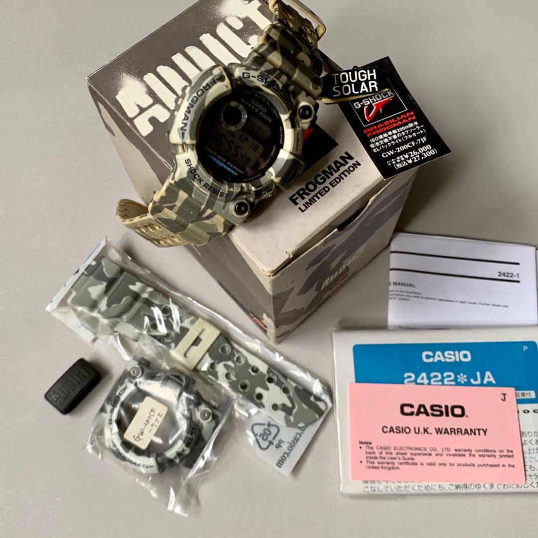 CASIO G-SHOCK FROGMAN GW-200CF-7JF本体のみ CASIO G-SHOCK FROGMAN GW-200CF-7JF本体のみ G-SHOCK BRAZILIAN