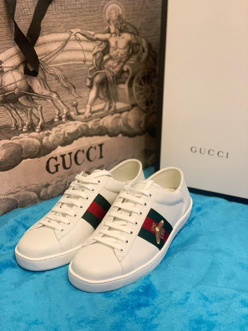 gucci collapsible heel sneaker