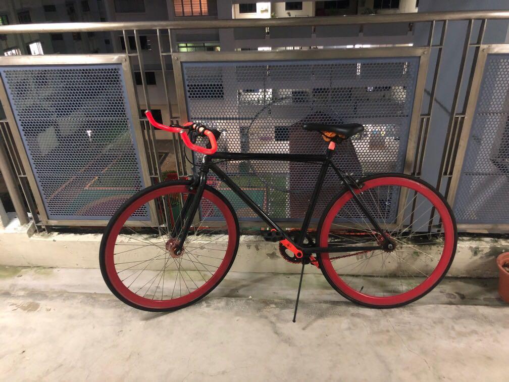 Harris Fixie with Brakes Sports Equipment Bicycles Parts Bicycles on Carousell