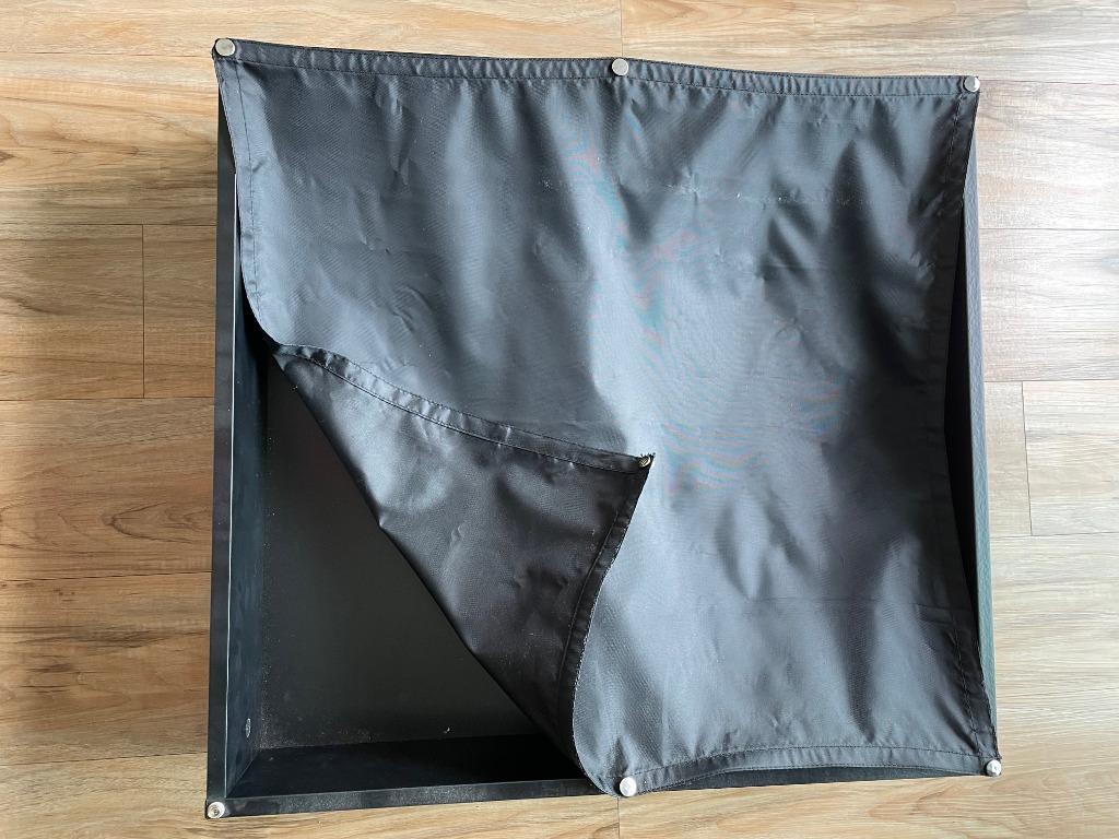 Ikea Vardo Bed Storage Box, black 65x70cm, Furniture & Home Living