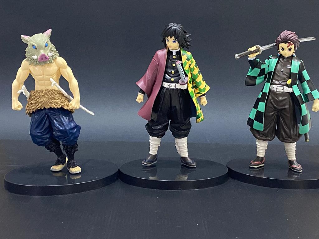 Inosuke, Giyuu, Tanjiro Figuring, Toys & Games, Bricks & Figurines on ...