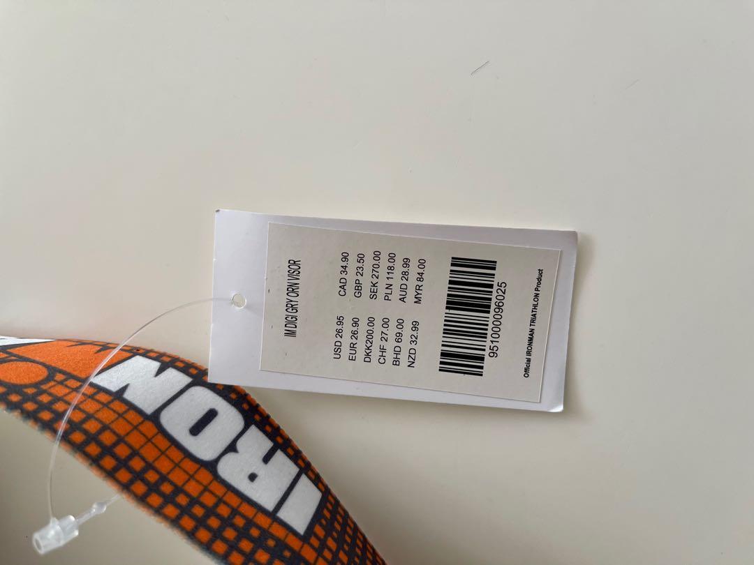 Ironman triathlon running sun cap visor, Sports Equipment, Sports