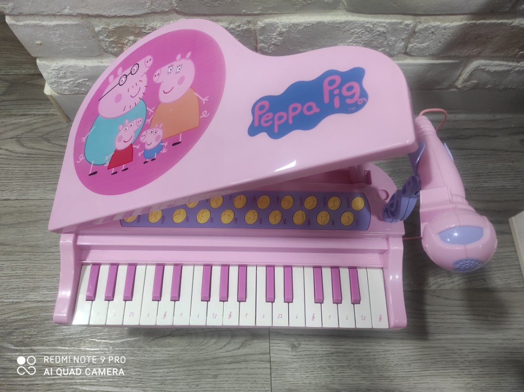 Peppa pig keyboard and microphone shop