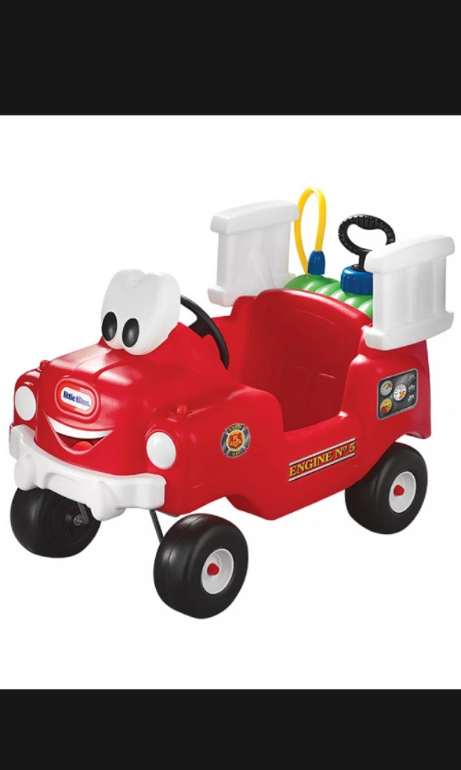 Little tikes fire shop truck ride on