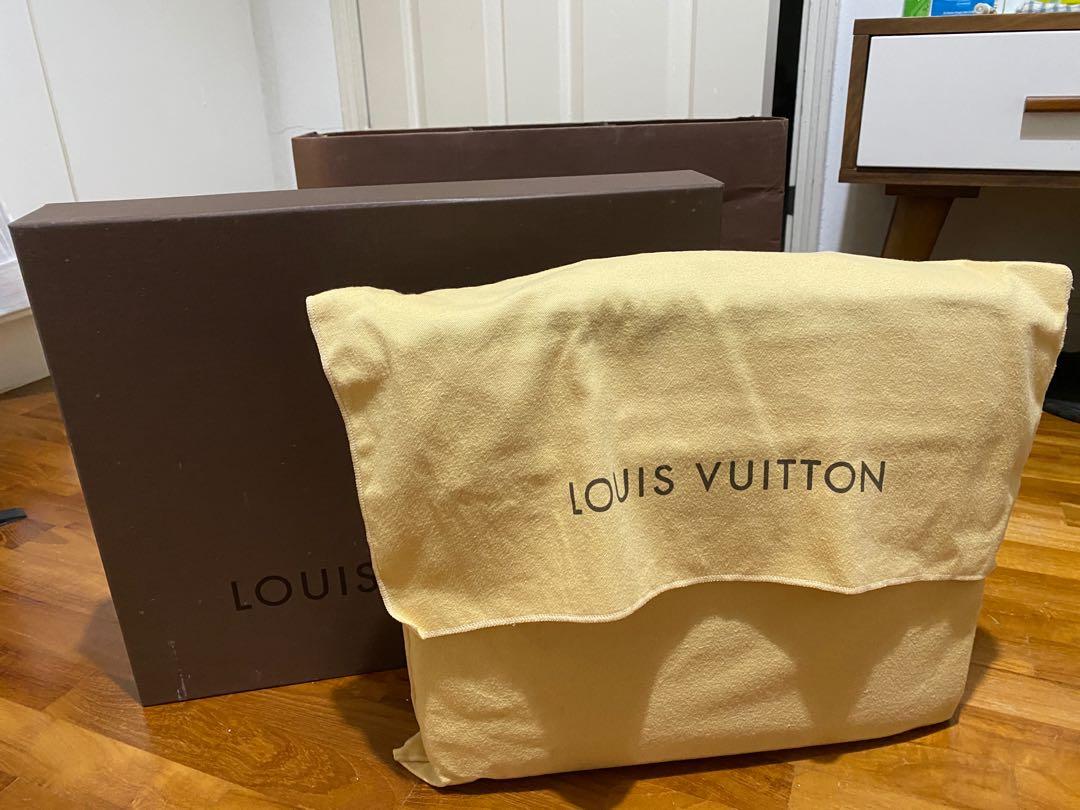 LOUIS VUITTON Steve Business Bag N58030 Damier Grey Leather Ex++